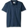 imageBillabong Mens Polo ShortSleeve Shirt Classic Polo Shirt with Button Closure ampamp Check PocketDark Slate Heather