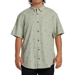 imageBillabong Mens All Day Jacquard Short Sleeve WovenSeafoam
