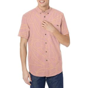 imageBillabong Mens Classic Sundays Woven Short Sleeve ShirtDusty Pink