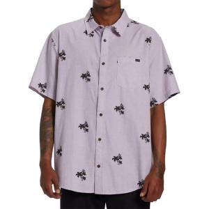 imageBillabong Mens Classic Sundays Woven Short Sleeve ShirtPlum