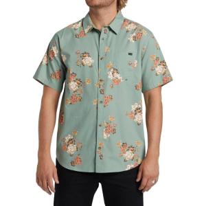 imageBillabong Mens Classic Sundays Woven Short Sleeve ShirtSage