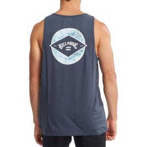 imageBillabong Mens Graphic Tank TopNavy Rotor Arch Tank