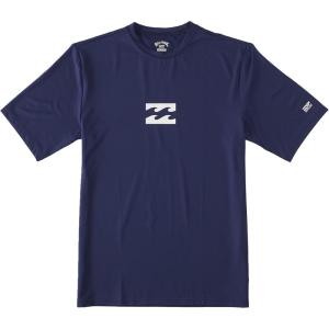 imageBillabong Mens Standard Classic Short Sleeve Loose Fit RashguardNavy Wave