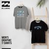 imageBillabong Mens 2 Pack Short Sleeve Lounge Crew Tee Graphic Lounge Wear CrewneckBlackDk Heather Grey