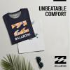 imageBillabong Mens 2 Pack Short Sleeve Lounge Crew Tee Graphic Lounge Wear CrewneckWhiteNaval Academy