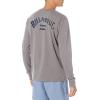 imageBillabong Mens Long Sleeve Premium Logo Graphic Tee TShirtArch Fill Grey Heather