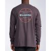 imageBillabong Mens Long Sleeve Premium Logo Graphic Tee TShirtChar Rotor