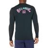 imageBillabong Mens Standard Classic Long Sleeve Loose Fit RashguardBlack Art Wave