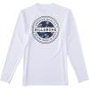 imageBillabong Mens Standard Classic Long Sleeve Loose Fit RashguardWhite Rotor