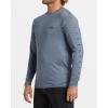 imageBillabong Mens Unity Loose Fit Long Sleeve 50 UPF Surf Tee RashguardNavy Heather