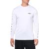 imageBillabong Mens Unity Loose Fit Long Sleeve 50 UPF Surf Tee RashguardWhite