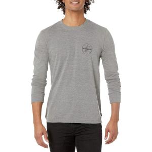 imageBillabong Mens Long Sleeve Premium Logo Graphic Tee TShirtDark Grey Heather Rotor