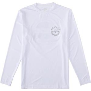 imageBillabong Mens Standard Classic Long Sleeve Loose Fit RashguardWhite Rotor
