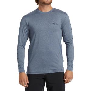 imageBillabong Mens Unity Loose Fit Long Sleeve 50 UPF Surf Tee RashguardNavy Heather