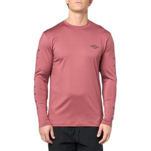 imageBillabong Mens Unity Loose Fit Long Sleeve 50 UPF Surf Tee RashguardRose Dust