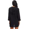imageBillabong Womens Aloha Lace Up Tunic Swim CoverupBlack Pebble