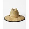 imageBillabong Womens Tipton Straw Lifeguard Hat Structured Construction with Printed Fabric Lining Under BrimBlack Pebble 2