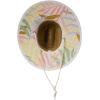 imageBillabong Womens Tipton Straw Lifeguard Hat Structured Construction with Printed Fabric Lining Under BrimSalt Crystal