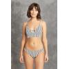 imageBillabong womens Aloha V Neck Cami Bikini TopBlackWhite Stripe