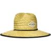 imageBillabong Womens Tipton Straw Lifeguard Hat Structured Construction with Printed Fabric Lining Under BrimBlack Pebble