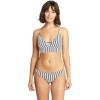 imageBillabong womens Aloha V Neck Cami Bikini TopBlackWhite Stripe