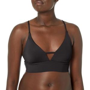 imageBillabong womens Aloha V Neck Cami Bikini TopBlack Pebble