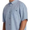 imageBillabong Mens All Day Jacquard Short Sleeve Woven ShirtWashed Blue