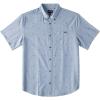 imageBillabong Mens All Day Jacquard Short Sleeve Woven ShirtWashed Blue