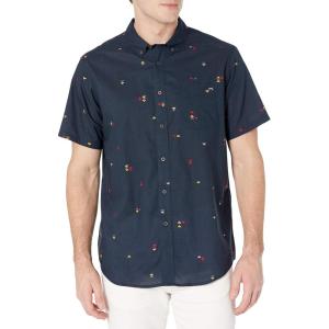 imageBillabong Mens Sundays Printed Woven Short Sleeve ShirtMidnight