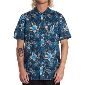 imageBillabong Mens Sundays Printed Woven Short Sleeve ShirtNavy Floral