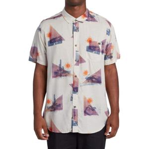 imageBillabong Mens Sundays Printed Woven Short Sleeve ShirtStone Scenic
