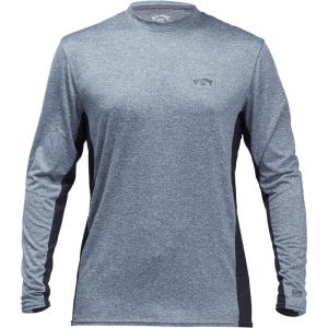 imageBillabong Mens Standard Arch Mesh Loose Fit Long Sleeve RashguardGrey Heather