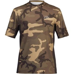 imageBillabong Mens Standard Arch Mesh Loose Fit Short Sleeve RashgaurdCamo Arch Mesh
