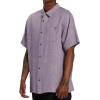 imageBillabong Mens Classic Sundays Woven Short Sleeve ShirtGrey Violet
