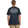 imageBillabong Mens Crayon Wave Premium Tee Soft Cotton Short Sleeve TShirt SXXLNavy