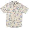 imageBillabong Mens Sundays Jacquard Short Sleeve Woven Button Down ShirtChili
