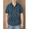 imageBillabong Mens Sundays Jacquard Short Sleeve Woven Button Down ShirtDark Blue 23