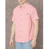 imageBillabong Mens Sundays Jacquard Short Sleeve Woven Button Down ShirtDusty Pink