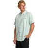 imageBillabong Mens Sundays Jacquard Short Sleeve Woven Button Down ShirtMilitia Green