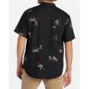 imageBillabong Mens Sundays Jacquard Short Sleeve Woven Button Down ShirtPhantom 23