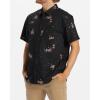 imageBillabong Mens Sundays Jacquard Short Sleeve Woven Button Down ShirtPhantom 23