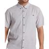 imageBillabong Mens Sundays Jacquard Short Sleeve Woven Button Down ShirtPort Heather