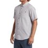 imageBillabong Mens Sundays Jacquard Short Sleeve Woven Button Down ShirtPort Heather