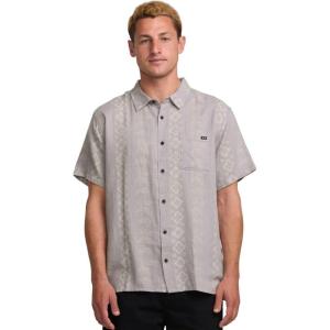 imageBillabong Mens Classic Sundays Woven Short Sleeve ShirtLight Purple S125
