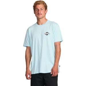 imageBillabong Mens Crayon Wave Premium Tee Soft Cotton Short Sleeve TShirt SXXLCrown Blue