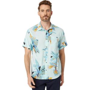imageBillabong Mens Sundays Jacquard Short Sleeve Woven Button Down ShirtCoastal 23