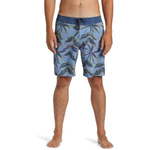 imageBillabong Mens Sundays Pro Boardshort 4Way Performance Stretch 19 Inch OutseamWashed Blue