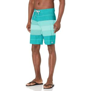 imageBillabong Mens 20 Inch Outseam Performance Stretch All Day Pro BoardshortAqua Stripe