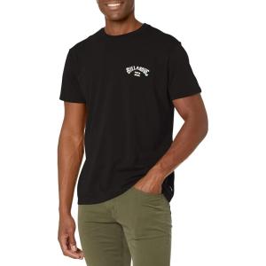 imageBillabong Mens Classic Short Sleeve Premium Logo Graphic Tee TShirtBlack Arch Fill