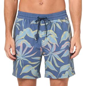 imageBillabong Mens Standard Elastic Waist Stretch Sundays Layback Boardshort Swim Short Trunk 17 Inch OutseamWashed Blue